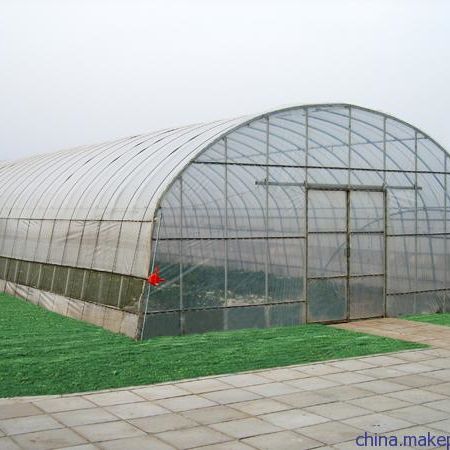 Invernadero de túneles vegetales